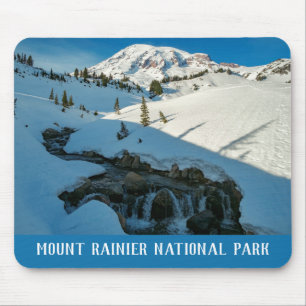 Majestic Snowbound Mt. Rainier Muismat