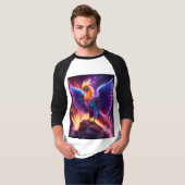 Majestic Soar - Eagle-geïnspireerd grafisch T-shir T-shirt (Voorkant volledig)