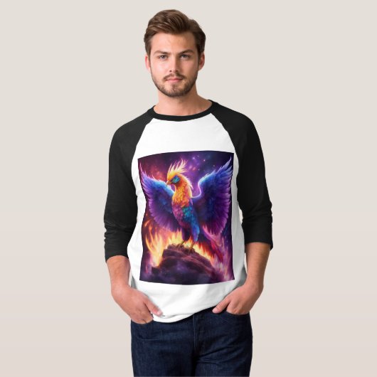 Majestic Soar - Eagle-geïnspireerd grafisch T-shir T-shirt (Voorkant volledig)