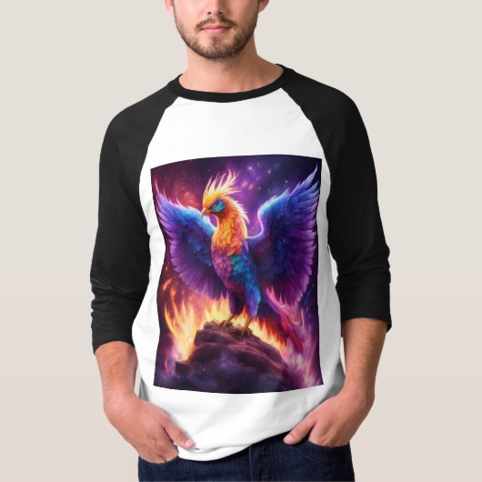 Majestic Soar - Eagle-geïnspireerd grafisch T-shir T-shirt (Voorkant)