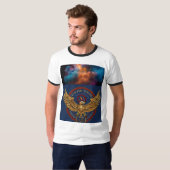 "Majestic Soar Eagle Logo T-shirt" T-shirt (Voorkant volledig)