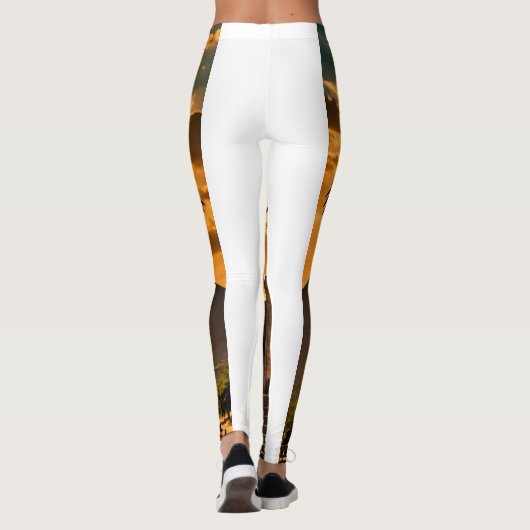 Majestic Soar: Eagle Vision Leggings" Leggings (Achterkant)