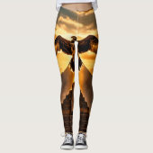 Majestic Soar: Eagle Vision Leggings" Leggings (Voorkant)