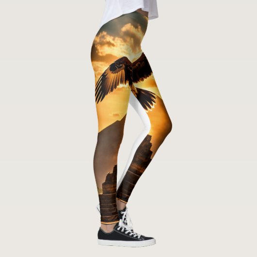 Majestic Soar: Eagle Vision Leggings" Leggings (Rechts)