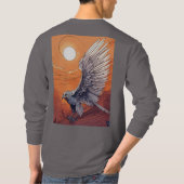 Majestic Soar: Eagle Vision T-shirt (Achterkant)