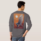 Majestic Soar: Eagle Vision T-shirt (Achterkant volledig)