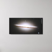 Majestic Sombrero Galaxy Hubble Telescope 2004 Canvas Afdruk (Voorkant)