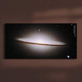 Majestic Sombrero Galaxy Hubble Telescope 2004 Canvas Afdruk