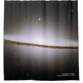 Majestic Sombrero Galaxy Hubble Telescope 2004 Douchegordijn (Voorkant)