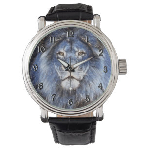 Majestic Sparkle Lion Horloge