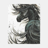 Majestic Spirit Horse van Bihrle Fleece Deken (Voorkant)