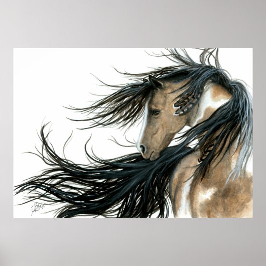 Majestic Spirit Pony Horse Poster door BiHrLe (Voorkant)