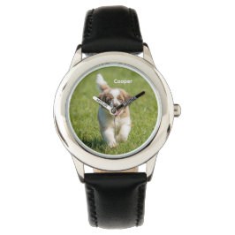Majestic St. Bernard Kid's Personalized Horloge