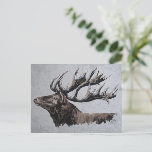 Majestic - stag briefkaart (Staand voorkant)