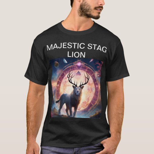 Majestic Stag-Lion T-shirt (Voorkant)