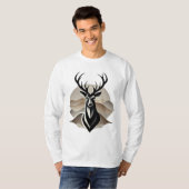 Majestic Stag – Wilderness Spirit T-shirt (Voorkant volledig)