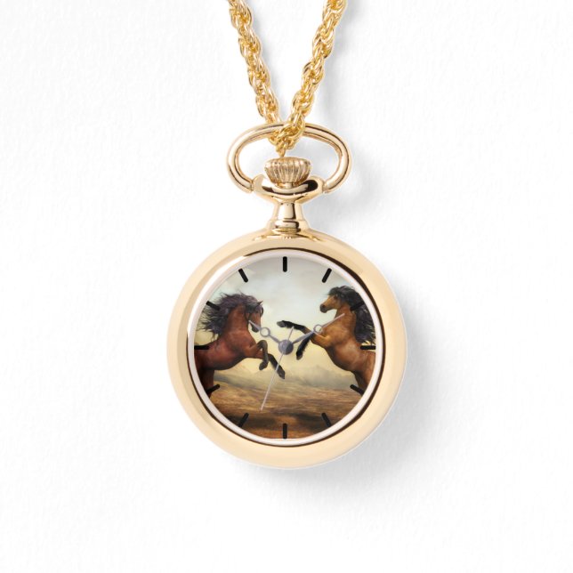Majestic Stallions Horloge (Voorkant)