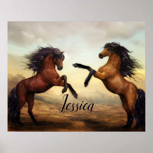 Majestic Stallions Poster (Voorkant)