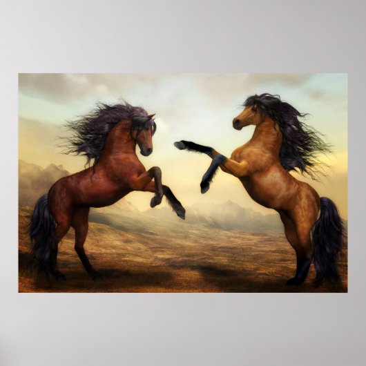 Majestic Stallions Poster (Voorkant)