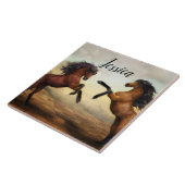 Majestic Stallions Tegeltje (Zijkant)