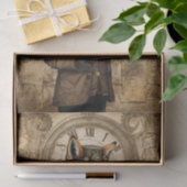 Majestic Steampunk Fox Tissuepapier (Geschenk)