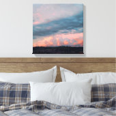 Majestic Sunset in Wales Canvas Afdruk (Insitu (Slaapkamer))