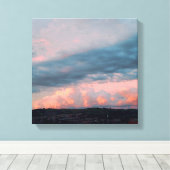 Majestic Sunset in Wales Canvas Afdruk (Insitu (Houten vloer))