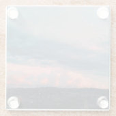 Majestic Sunset in Wales Glazen Onderzetter (Achterkant)