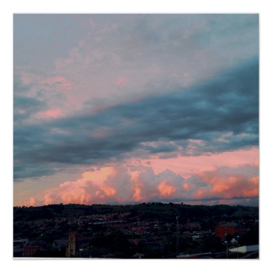 Majestic Sunset in Wales Poster (Voorkant)