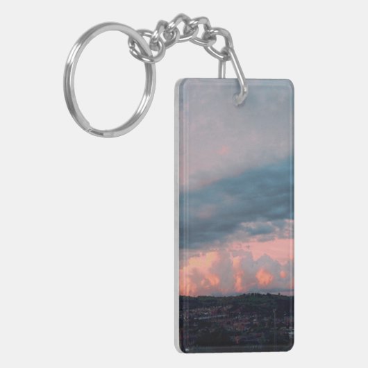 Majestic Sunset in Wales Sleutelhanger (Voorkant Links)