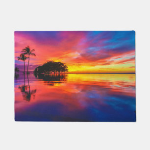 Majestic Sunset Wailea Beach, Maui, Hawaii Deurmat