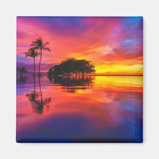 Majestic Sunset | Wailea Beach, Maui, Hawaii Magneet (Voorkant)