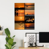 Majestic Sunsets Poster (Thuiskantoor)