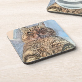 Majestic Tiger Cat  Bier Onderzetter