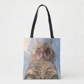 Majestic Tiger Cat Canvas tas (Voorkant)