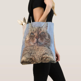 Majestic Tiger Cat Canvas tas