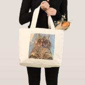 Majestic Tiger Cat Canvas tas (Voorkant (product))