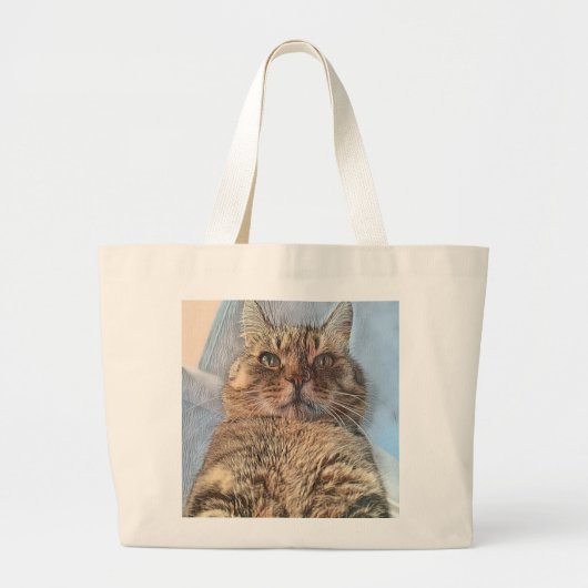 Majestic Tiger Cat Canvas tas (Voorkant)