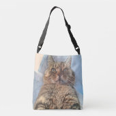 Majestic Tiger Cat Crossbody Tas (Achterkant)