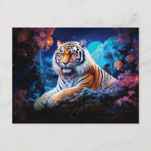 Majestic Tiger Chinese Zodiac Artistry Briefkaart