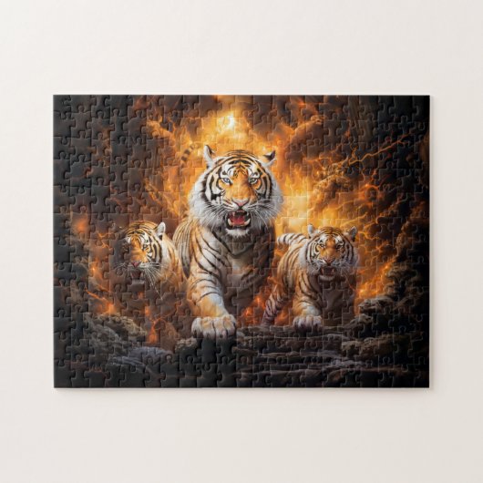 Majestic Tiger Chinese Zodiac Artistry Legpuzzel (Horizontaal)