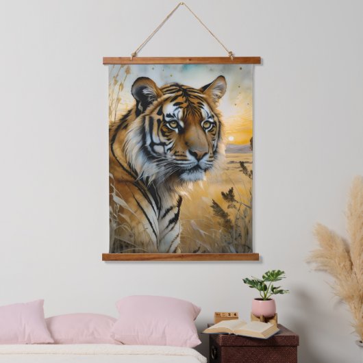 Majestic Tiger Hangend Wandkleed (Slaapkamer)
