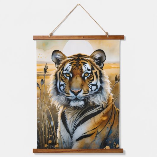 Majestic Tiger Hangend Wandkleed (Voorkant)