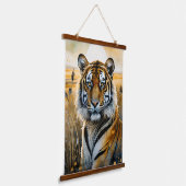 Majestic Tiger Hangend Wandkleed (Gebogen)