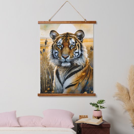 Majestic Tiger Hangend Wandkleed (Slaapkamer)