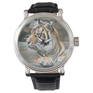 Majestic Tiger Horloge