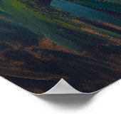 Majestic Tiger in Jungle Foliage Poster (Hoek)