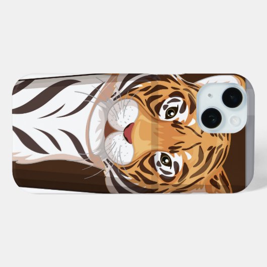 Majestic Tiger iPhone / iPad case (Achterkant (horizontaal))
