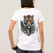 Majestic Tiger - Koning van het Oerwoud T-shirt (Achterkant)