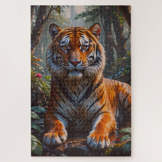 Majestic Tiger Legpuzzel (Verticaal)